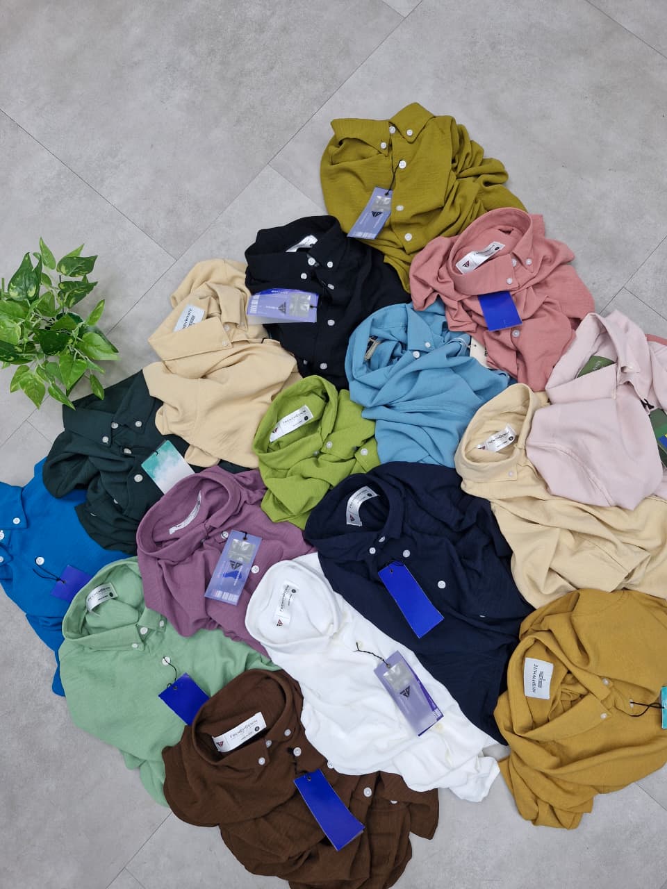 Imported plain shirts